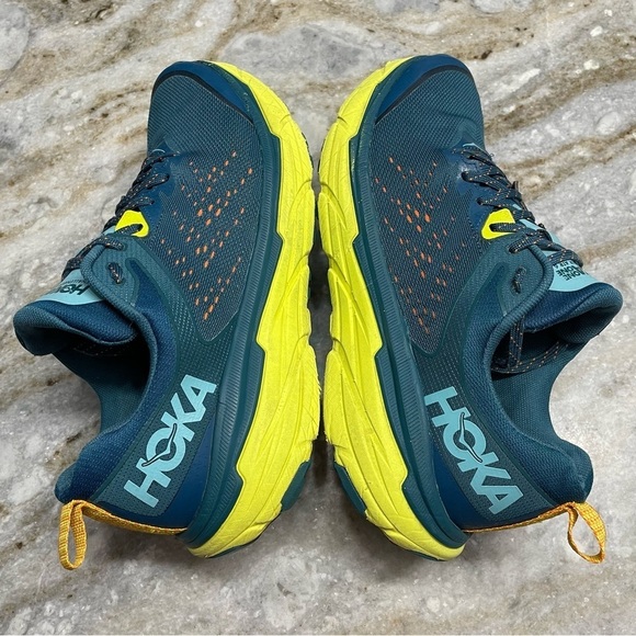Hoka One One Challenger ATR 6 Hiking Running Shoe Blue Coral Primrose Men’s 9D main image 7